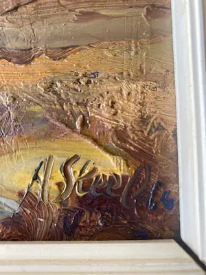 Albert Steel - Landschap kopen? Bied vanaf 125!