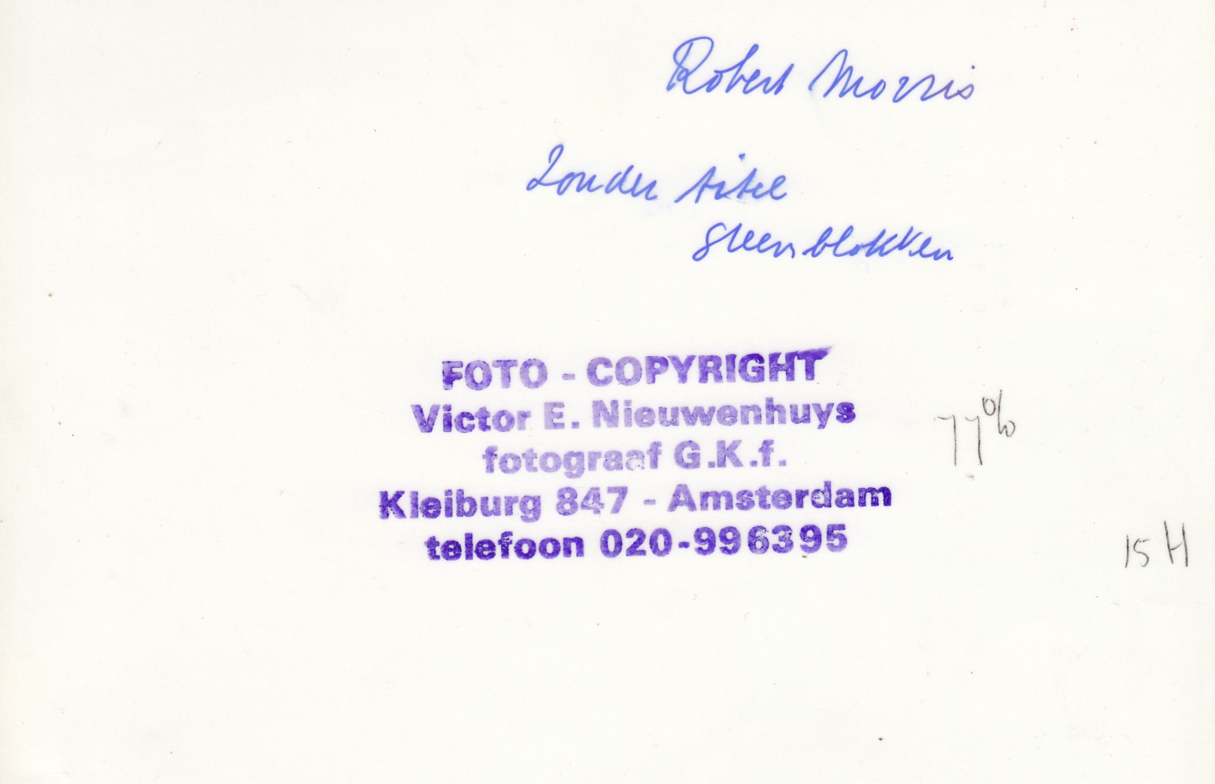 Robert Morris - Silverprint Viktor Nieuwenhuys Documenta 1977 kopen? Bied vanaf 10!
