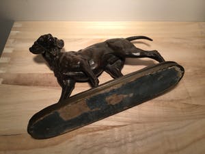 Paul edouard Delabrierre - Bronzen jachthond kopen? Bied vanaf 200!