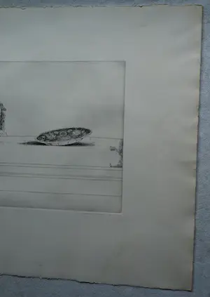 Simon Koene - Ets , Meisje aan tafel - 1977 kopen? Bied vanaf 1!