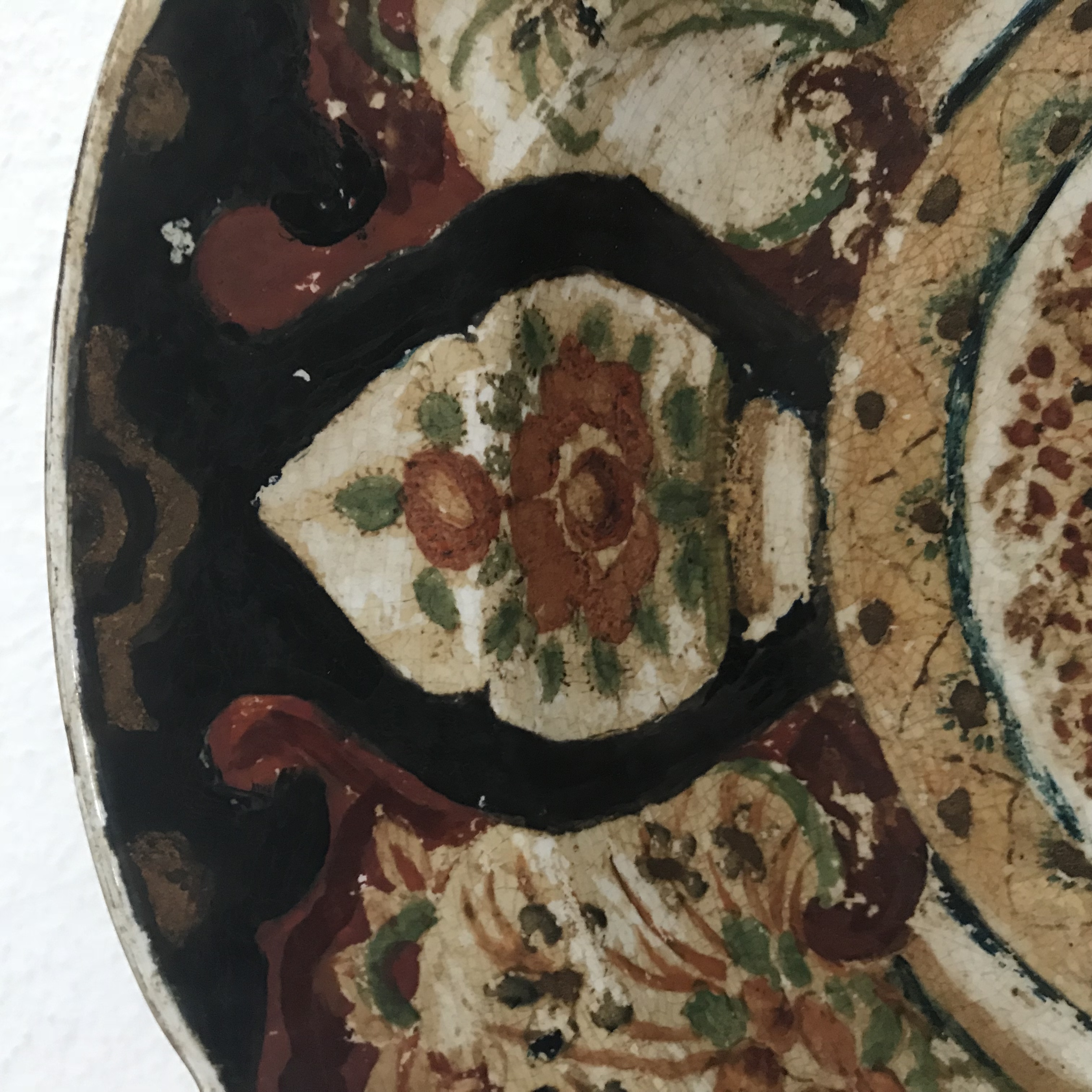 Firma Regout & Co - Antiek Handgeschilderd Bord / Schotel kopen? Bied vanaf 40!