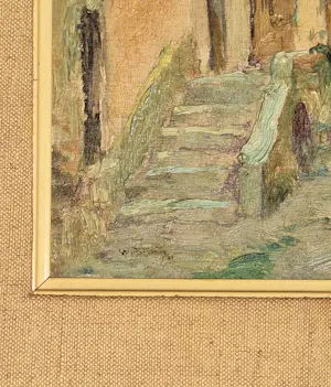 Willem Knip - Mediterraanse voorstelling - Dorpsgezicht kopen? Bied vanaf 185!