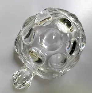 Val-Saint-Lambert - Schaal met deksel in de vorm van een schildpad kopen? Bied vanaf 15!