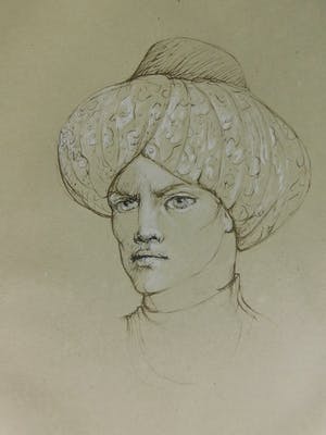 Leonor Fini - Man with turban kopen? Bied vanaf 25!