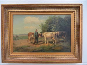 Fedor van Kregten - koeien en boer in de wei kopen? Bied vanaf 285!