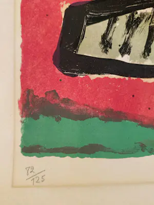 Corneille - "Été Incendiaire" - Zeldzame Antieke Litho uit 1965 kopen? Bied vanaf 599!