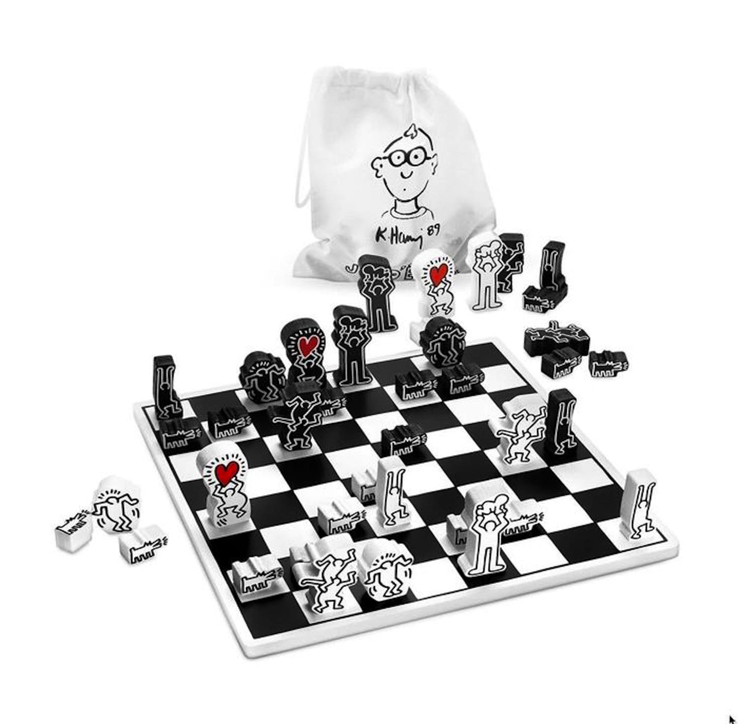 Keith Haring - Limited Edition Schaak spel / Chess Game kopen? Bied vanaf 100!
