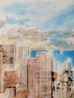 Gottfried Salzmann - Gesigneerde giclée - "NY Perspective I" - EA kopen? Bied vanaf 120!