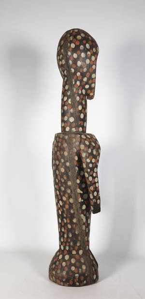 Lega - Hout, Beschilderd initiatiebeeld met stippenpatroon kopen? Bied vanaf 1!