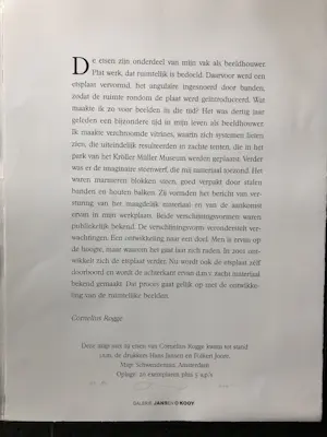 Cornelius Rogge - kunstenaarsmap - geen titel kopen? Bied vanaf 65!
