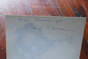 Cecile Dreesmann - Boek met handgeschreven uitnodigingskaart & diversen kopen? Bied vanaf 30!