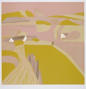 Harr Scheffer - Linosnede, Riesplak kopen? Bied vanaf 1!