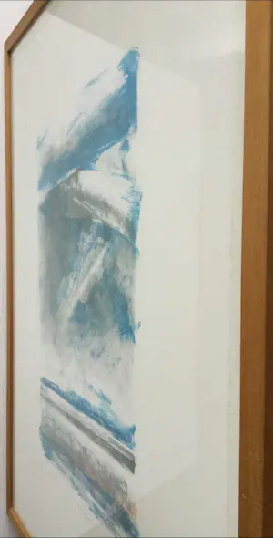 Jan Baas - "de Put VI" | litho (eigen druk) - ingelijst (Groot) kopen? Bied vanaf 59!