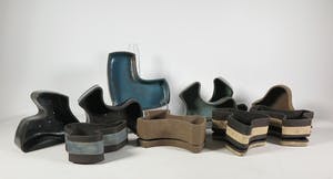 Carla van Ouwenaller - Steenwerk, Lot van 10 schalen kopen? Bied vanaf 35!