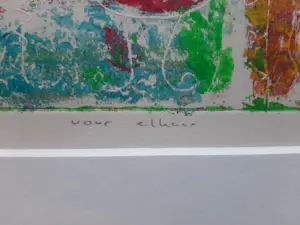 Lia van Leeuwen - Kleuren ets, Voor elkaar kopen? Bied vanaf 35!
