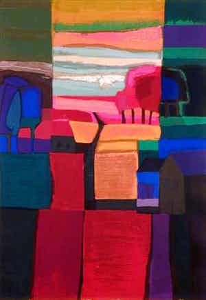 Ton Schulten - Kleurenzeefdruk HERFST Handgesigneerd. verkocht voor € 275!