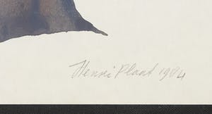 Henri Plaat - Gouache, Zonder titel kopen? Bied vanaf 35!
