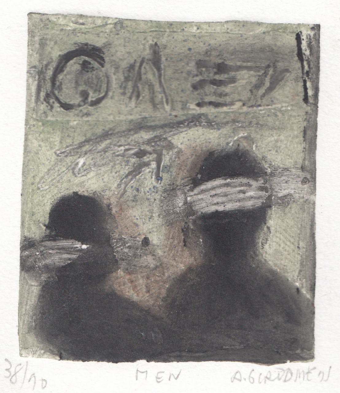 Alexis Gorodine - Ets/aquatint - Men gesigneerd kopen? Bied vanaf 1!