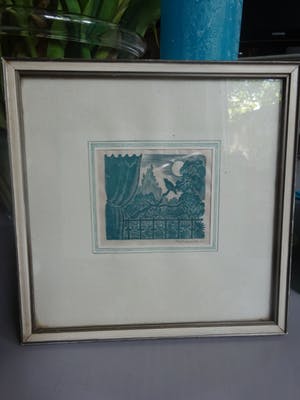 Thijs Mauve - Prijsverlaging: het sprookje van de Chinese Nachtegaal - houtsnede kopen? Bied vanaf 50!