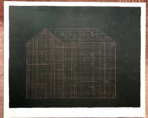 Horst Antes - großes Haus verkocht voor € 250!