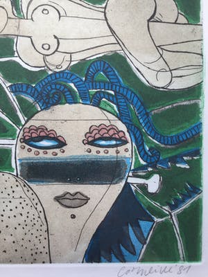 Corneille - Titel Onbekend - Zeefdruk 1981 - Oplage 146/200 kopen? Bied vanaf 200!