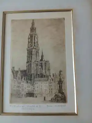 Romain Malfliet - Kathedraal markt Antwerpen verkauft für € 80!