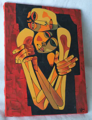 Niet of onleesbaar gesigneerd - Acrylverf op doek , Verbonden – gesigneerd - 2011 kopen? Bied vanaf 1!