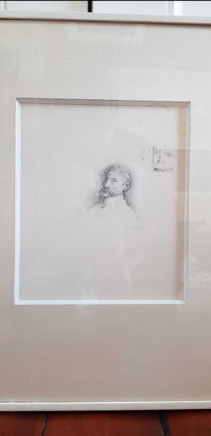 Karel Dierickx - Portretje van de oudere R.B. Kitaj kopen? Bied vanaf 275!