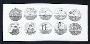 Saskia Heuer - Ets, Zonder titel kopen? Bied vanaf 35!