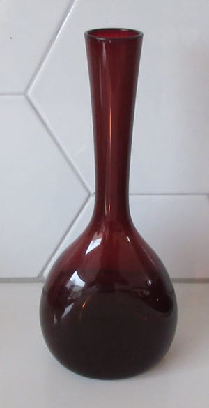 Elme Glasbruk - Bruine glazen Flesvaas kopen? Bied vanaf 25!