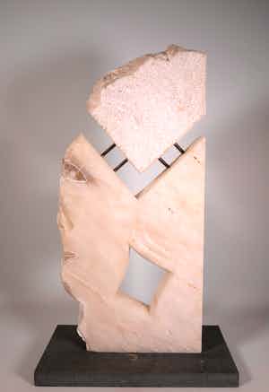 Jos Haeken - Albast en hardsteen, Face (Zwaar) verkocht voor € 1!