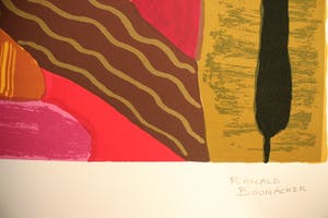 Ronald Boonacker - Kleurenzeefdruk Toscaans Landschap 1, Italië Handgesigneerd. kopen? Bied vanaf 125!