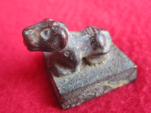 Brons (Onbekend) - 4 antieke lakzegel stempels. kopen? Bied vanaf 60!