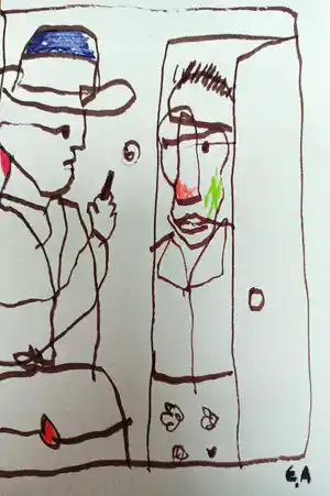 Herman Brood - 2 figuren verkocht voor € 195!