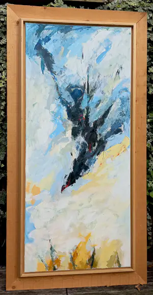 Richard Smeets - Rozenproject, olieverf op doek (netjes ingelijst, zeer groot) kopen? Bied vanaf 1000!