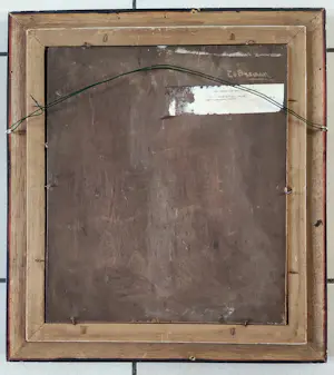 Co Breman - Gezicht op de hoektoren van een kasteel (Rosendael?) kopen? Bied vanaf 1500!