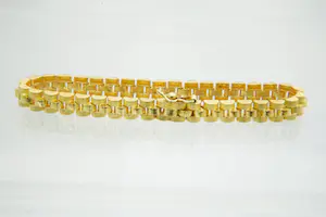 30- Zo goed als nieuwe hoog-gehalte 22 karaats geel-gouden schakel armband kopen? Bied vanaf 1280!
