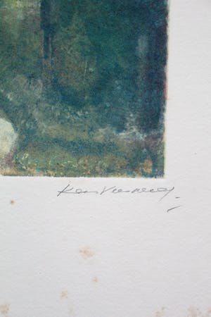 Kees Verwey - Ets/aquatint - bloemstilleven kopen? Bied vanaf 125!