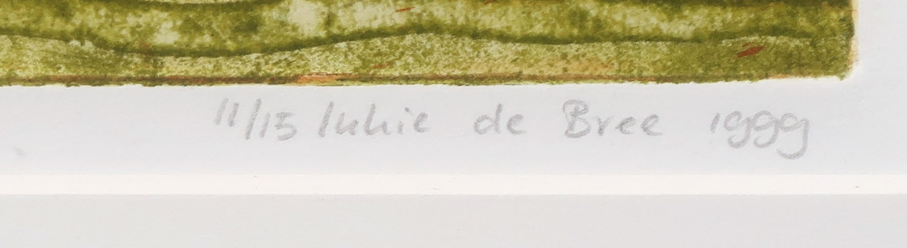 Lukie de Bree - Kleurenets en aquatint, Gracht - Ingelijst kopen? Bied vanaf 20!