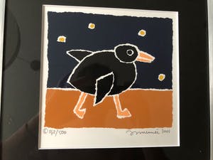 Hans Innemee - Zeefdruk. Titel, "Duck". kopen? Bied vanaf 40!