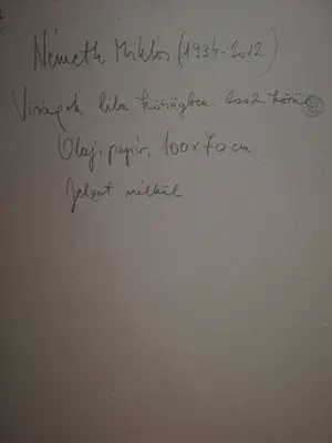 Miklos Nemeth - Blumen in eine Lila Krug kopen? Bied vanaf 280!