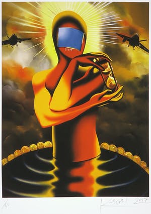 Mark Kostabi - Giclée, Desire, Swimmingpool and Believe kopen? Bied vanaf 80!