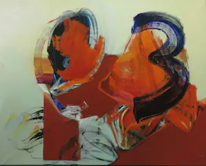 Loes Kurpershoek - Acryl op doek, Zonder titel (Zeer groot!) kopen? Bied vanaf 250!