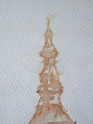 Jan Lofvers - Zicht op de kerktoren kopen? Bied vanaf 25!