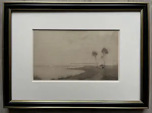 Jan Mankes - Originele Heliogravure Waterlandschap 1923 kopen? Bied vanaf 175!