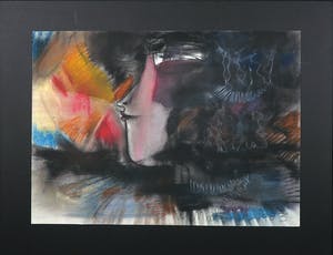 Theo van der Nahmer - Pastel/krijt op papier, Mystiek kopen? Bied vanaf 35!