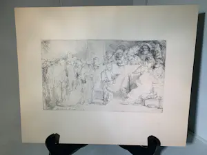 Rembrandt van Rijn - Rembrandt Van Rijn (1606-1669) - Christus onder de schriftgeleerden (1652) kopen? Bied vanaf 75!