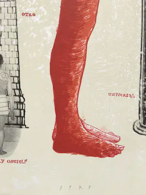 Kars Persoon - litho en zeefdruk ‘The Second of Two’ - 1994 kopen? Bied vanaf 50!