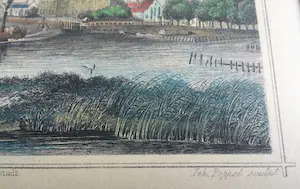 Johann Gabriel Friedrich Poppel - Zaandam (Voorzaan) | Staalgravure uit 1858 kopen? Bied vanaf 20!