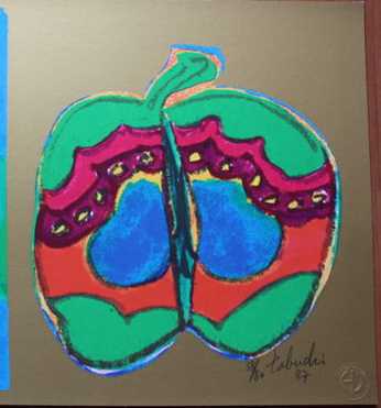 Yasse Tabuchi - Appel- handgesigneerd litho-oplage 80 -1987 kopen? Bied vanaf 1!